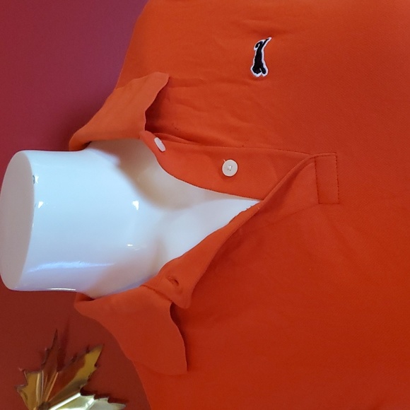 Le Tigre Polo Shirt Short Sleeve Orange Size XS - Picture 2 of 9